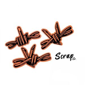 Rules of Life Barbed Wire Stickers